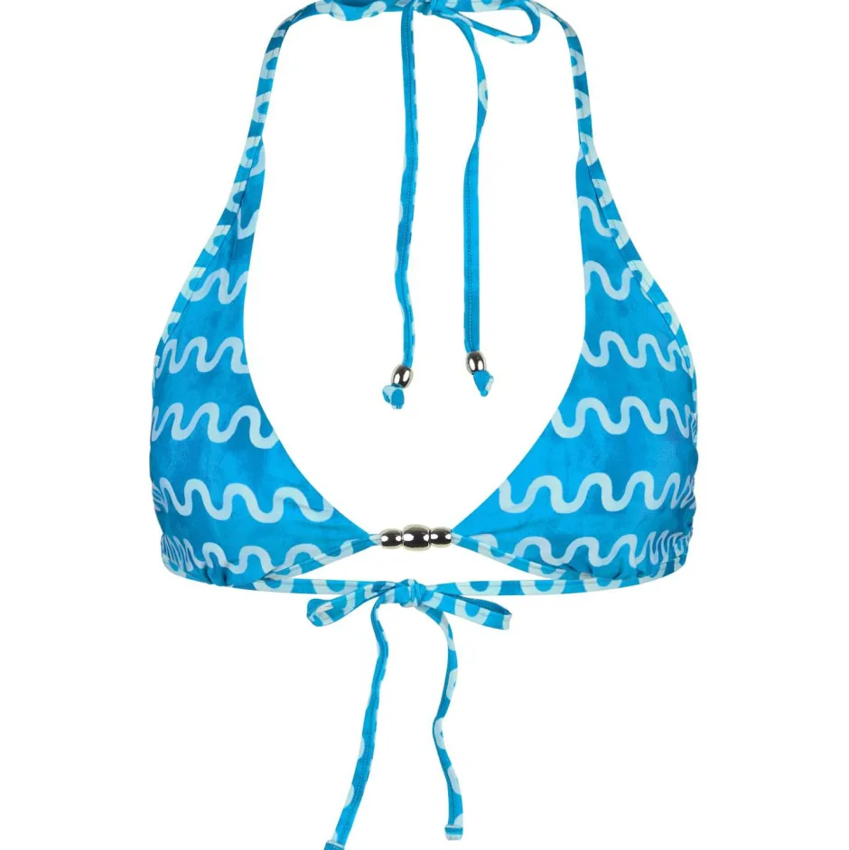 Seafolly Bademode-- Women's Soundwave Longline Halter Bra - Bikini-Top