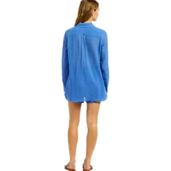 Seafolly - Breeze Beach Shirt - Hemd Hot