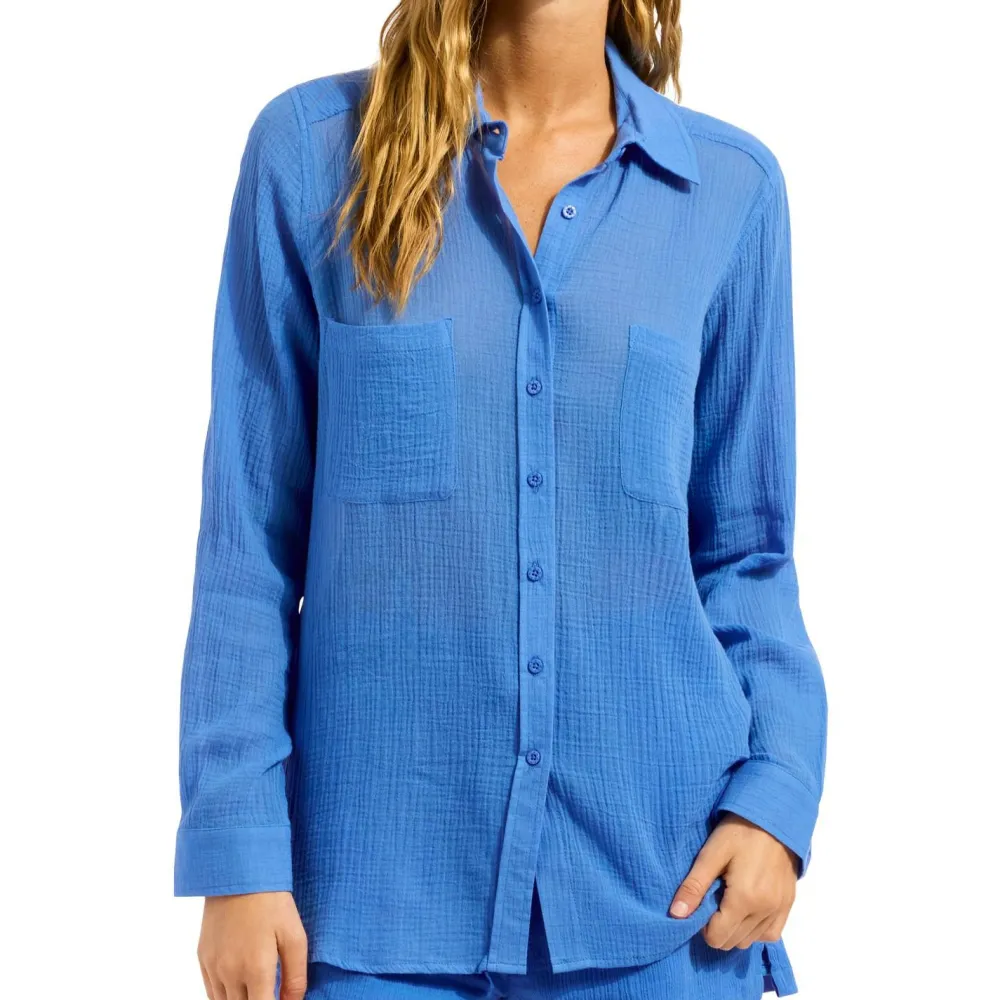 Seafolly - Breeze Beach Shirt - Hemd Hot