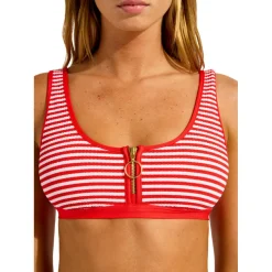 Seafolly - Clubhouse Zip Front Tank Top - Bikini-Top