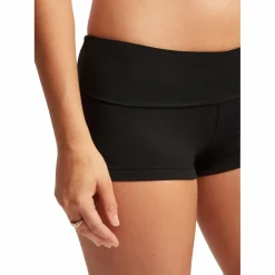 Seafolly - Women's Collective Roll Top Boyleg - Bikini-Bottom Black