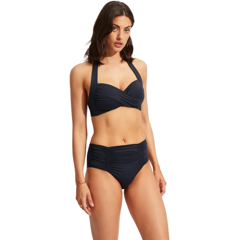 Seafolly - Women's Collective Twist Soft Cup Halter - Bikini-Top