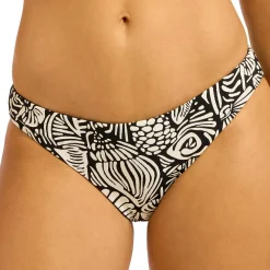Seafolly - Women's C Shells Reversible Hipster - Bikini-Bottom Black Best