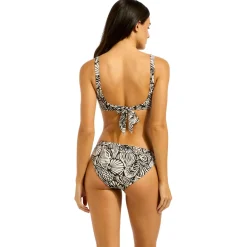 Seafolly - Women's C Shells Reversible Hipster - Bikini-Bottom Black Best