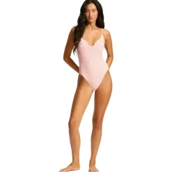 Seafolly - Women's Daydreamer V Neck One Piece - Badeanzug Hot