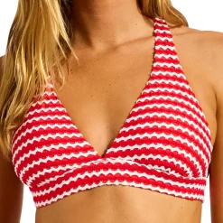 Seafolly - Women's Mesh Effect Multi Fit Longline Tri - Bikini-Top