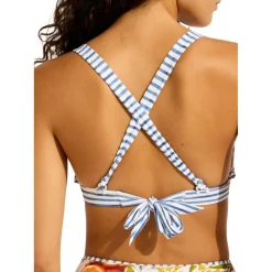Seafolly - Women's Riviera Coast Reversible Multifit Tri - Bikini-Top White