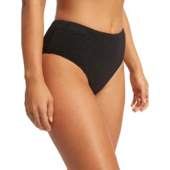 Seafolly - Women's Sea Dive Wide Side Retro - Bikini-Bottom