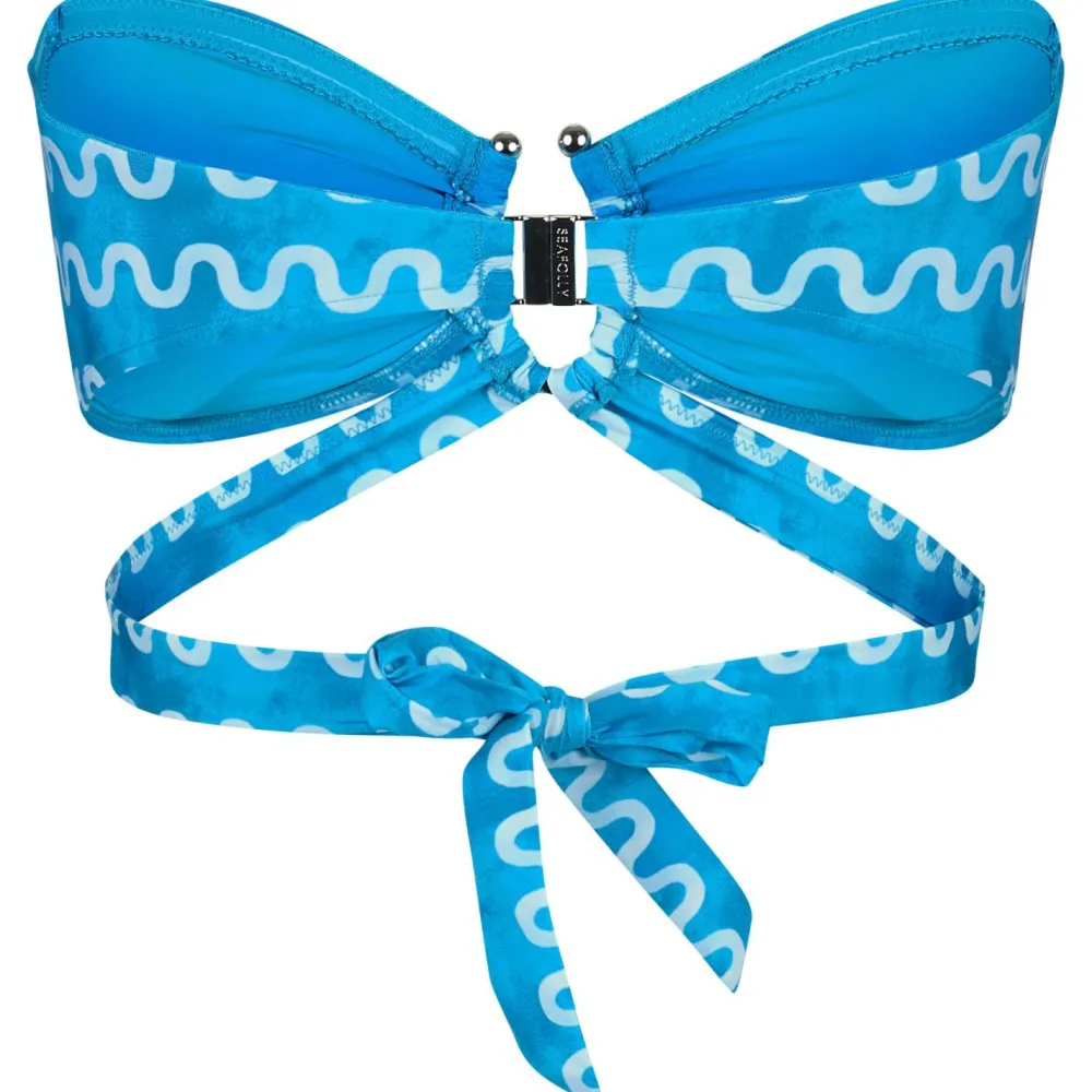 Seafolly - Women's Soundwave U Wire Bandeau Bra - Bikini-Top Hot