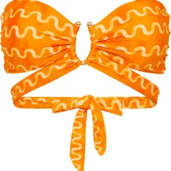 Seafolly - Women's Soundwave U Wire Bandeau Bra - Bikini-Top Hot