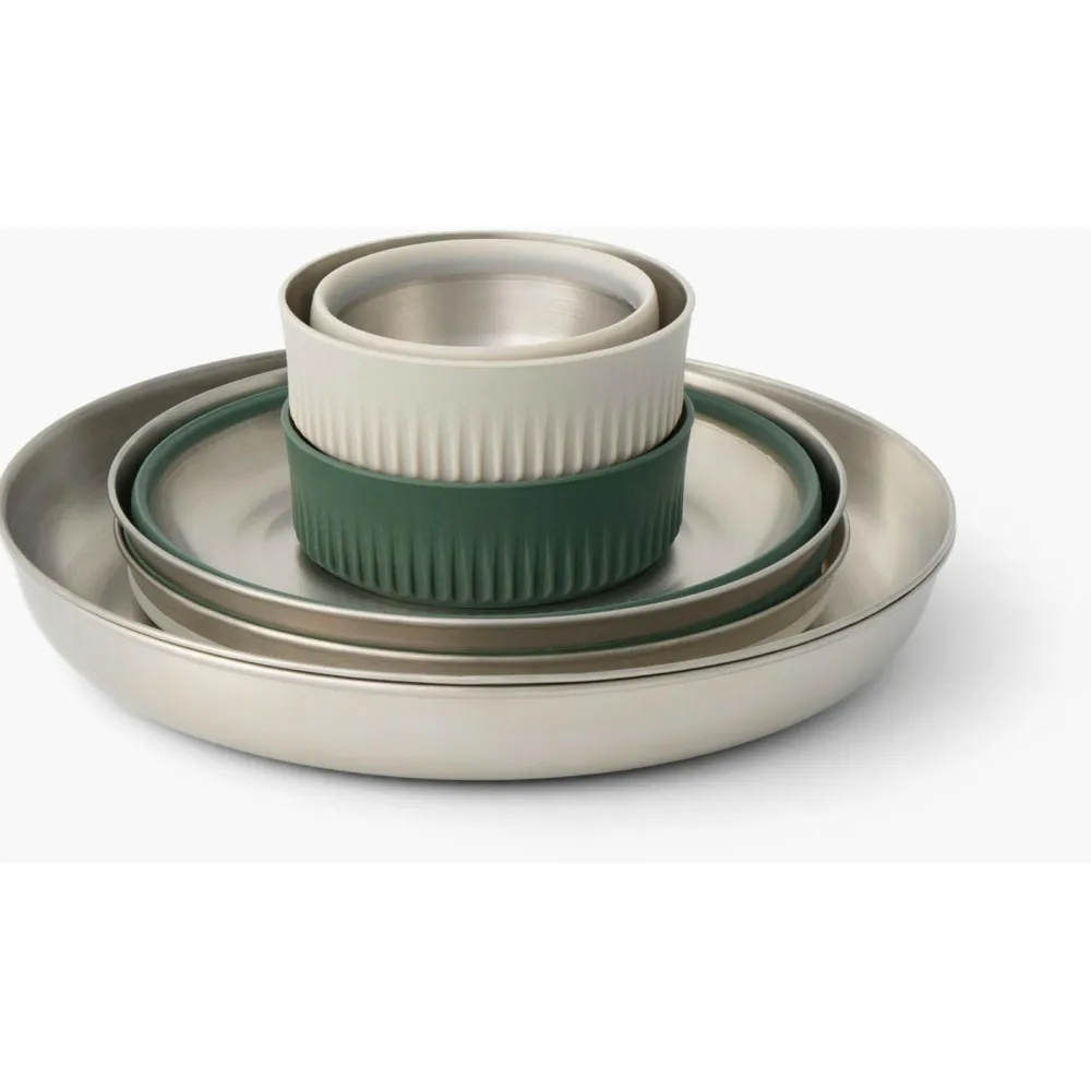 Sea to Summit - Detour Stainless Steel Collapsible Dinnerware Set - Geschirr-Set Clearance