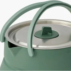 Sea to Summit Trekkingausrüstung|Outdoor-Küche-- Detour Stainless Steel Collapsible Kettle Laurel Wreath Green
