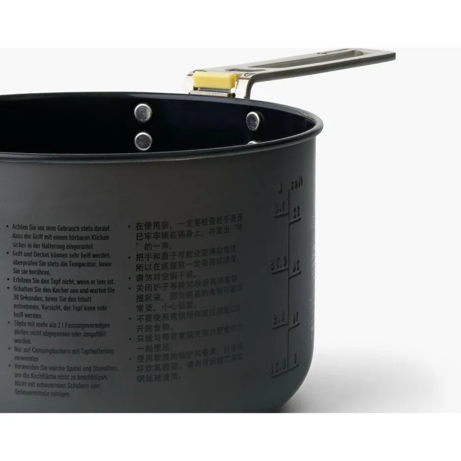Sea to Summit Trekkingausrüstung|Outdoor-Küche-- Frontier Ultralight Pot - Topf Aluminium Hard Anodised Grey