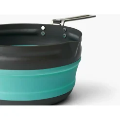 Sea to Summit Trekkingausrüstung|Outdoor-Küche-- Frontier Ultralight Collapsible Pouring Pot - Topf Aqua Sea Blue