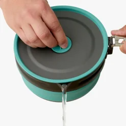 Sea to Summit Trekkingausrüstung|Outdoor-Küche-- Frontier Ultralight Collapsible Pouring Pot - Topf Aqua Sea Blue