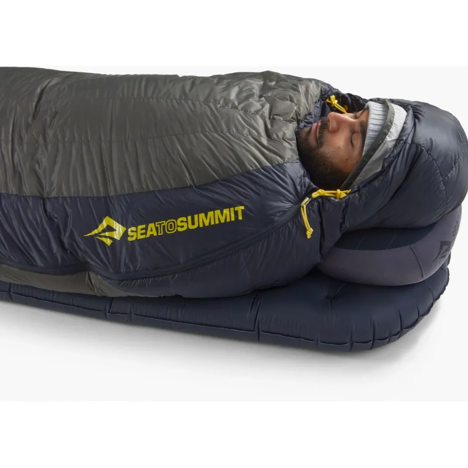 Sea to Summit Trekkingausrüstung|Daunenschlafsäcke-- Spark Pro -9°C Down Sleeping Bag - Daunenschlafsack Beluga Black