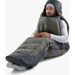 Sea to Summit Trekkingausrüstung|Daunenschlafsäcke-- Spark Pro -9°C Down Sleeping Bag - Daunenschlafsack Beluga Black