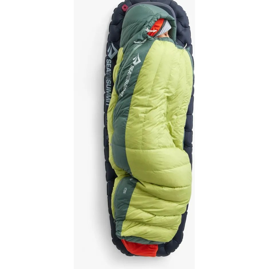 Sea to Summit Trekkingausrüstung|Daunenschlafsäcke-- Women's Ascent Women's -9°C - Daunenschlafsack Celery Green