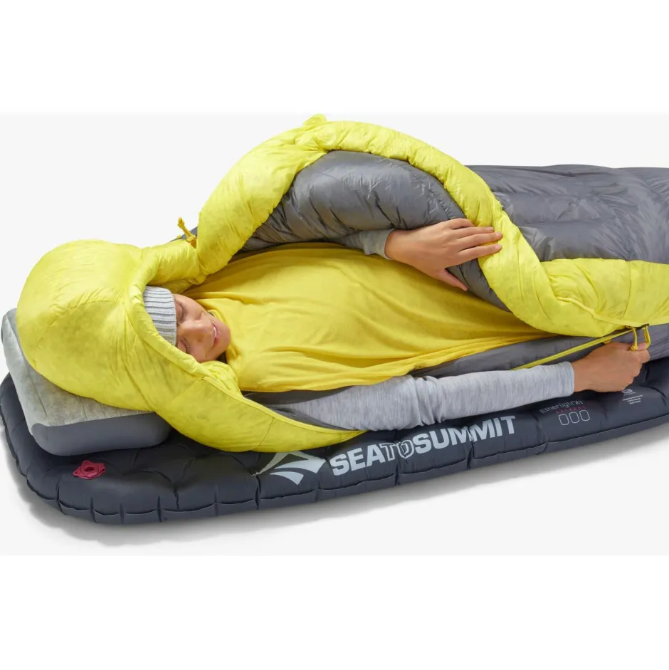 Sea to Summit Trekkingausrüstung|Daunenschlafsäcke-- Women's Spark Women's 7°C Down Sleeping Bag - Daunenschlafsack Pewter Grey
