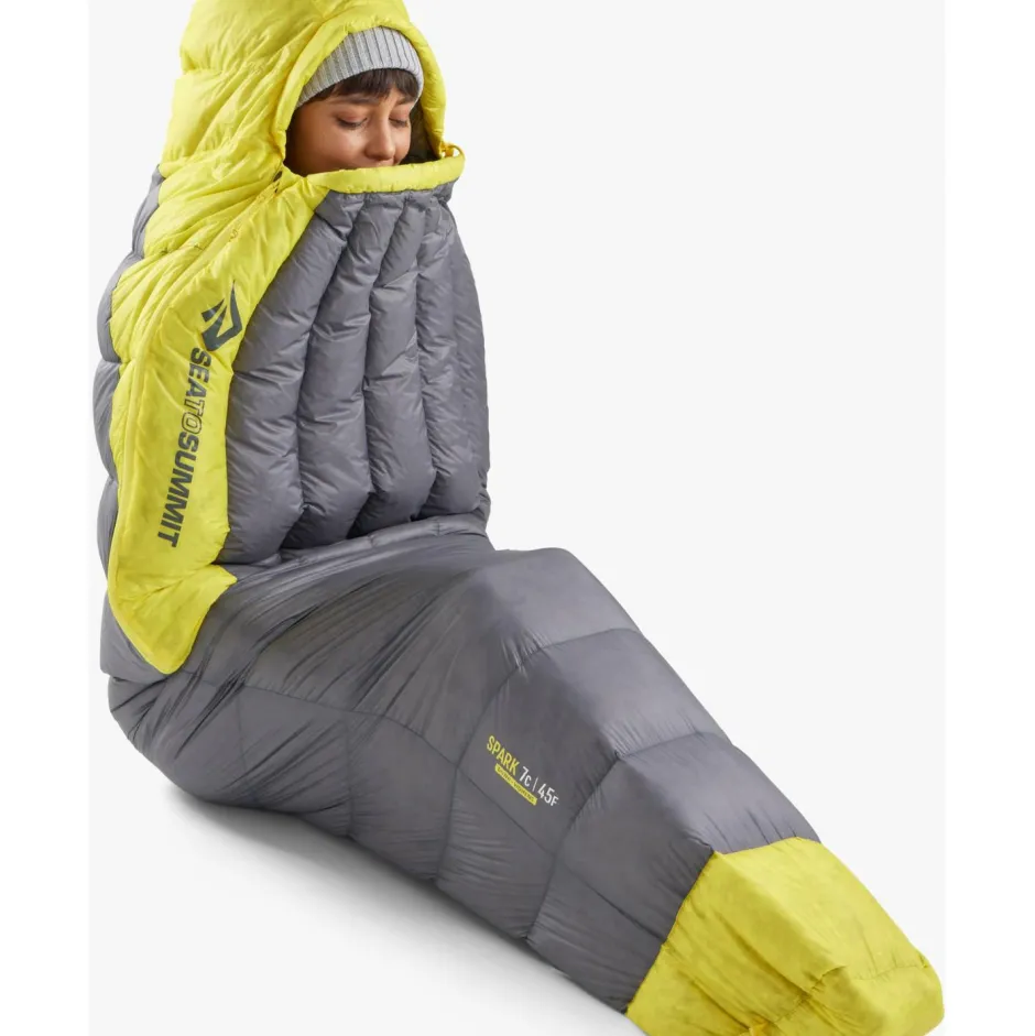 Sea to Summit Trekkingausrüstung|Daunenschlafsäcke-- Women's Spark Women's 7°C Down Sleeping Bag - Daunenschlafsack Pewter Grey