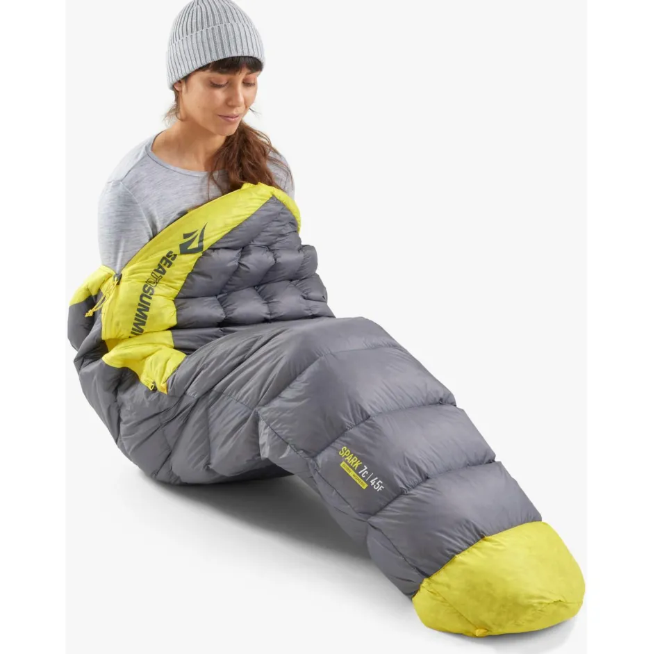 Sea to Summit Trekkingausrüstung|Daunenschlafsäcke-- Women's Spark Women's 7°C Down Sleeping Bag - Daunenschlafsack Pewter Grey