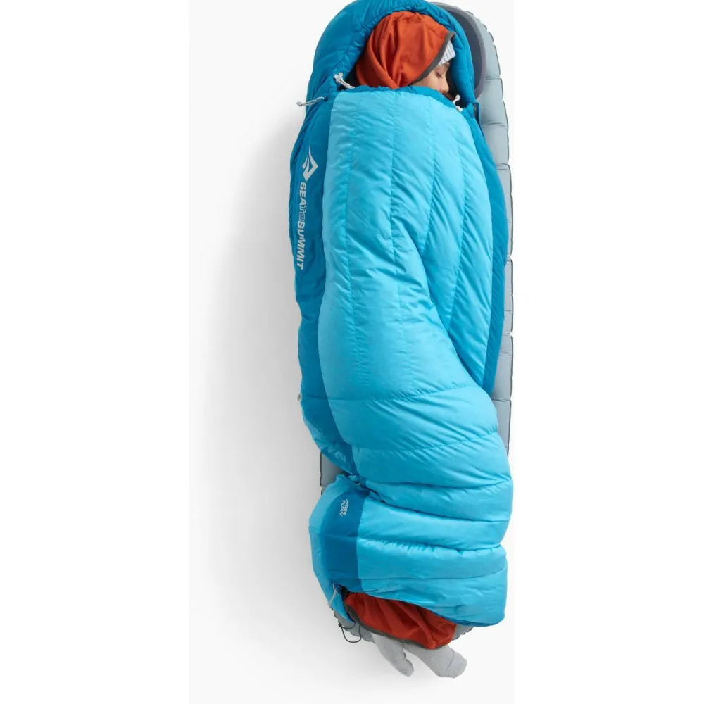 Sea to Summit - Women's Trek Women's -1°C Down Sleeping Bag - Daunenschlafsack Blue Atoll Online
