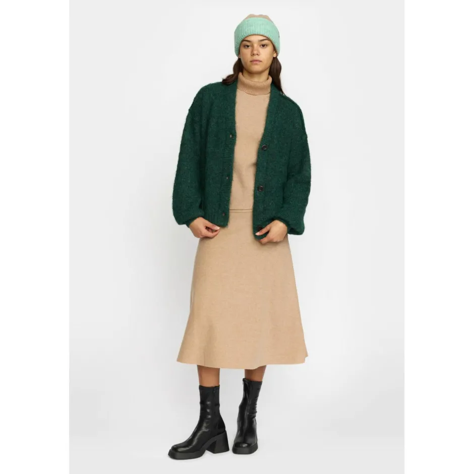 Selfhood - Woen' Knitted ohair Cardigan - Cardigan