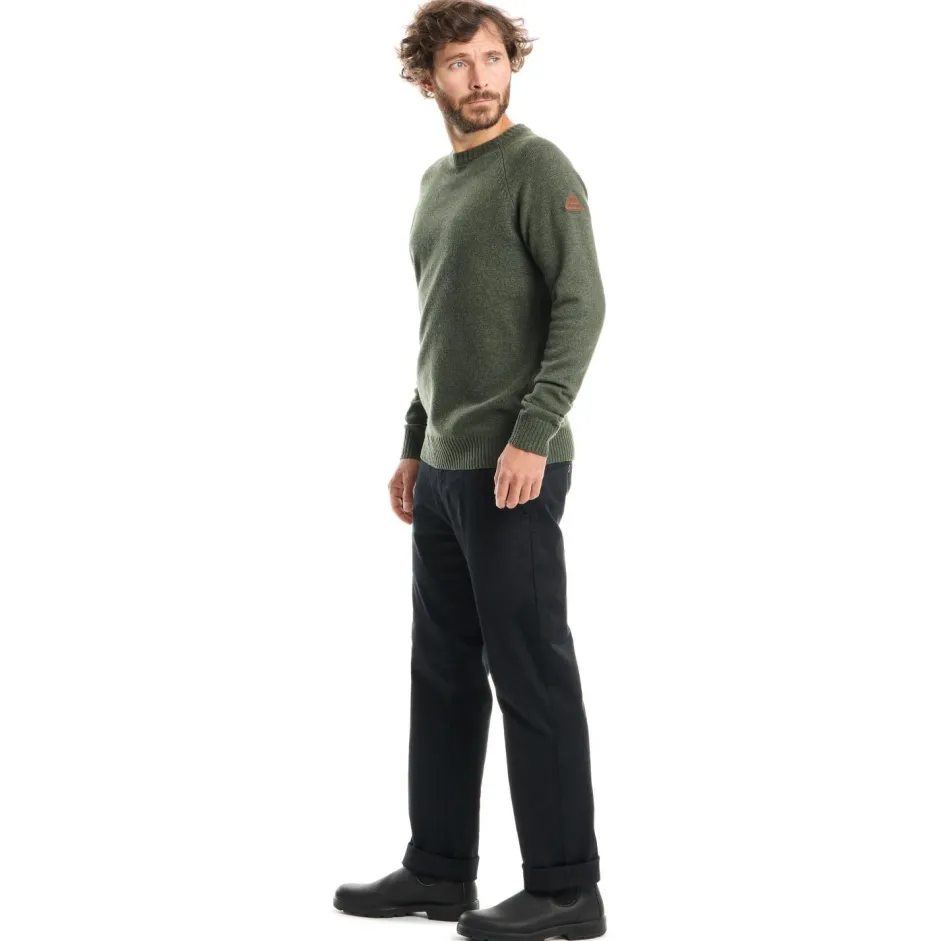 Sherpa Pullover & Hoodies|Alltagsbekleidung-- Kangtega Crew Sweater - Merinopullover