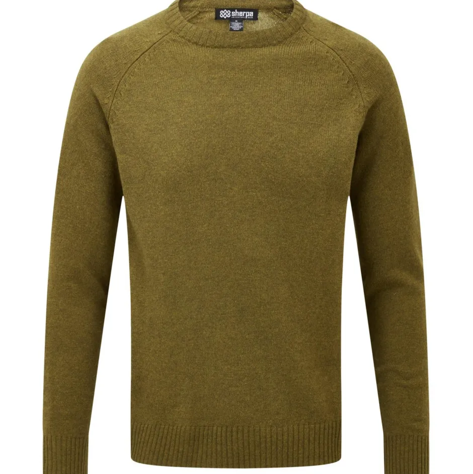 Sherpa Pullover & Hoodies|Alltagsbekleidung-- Kangtega Crew Sweater - Merinopullover