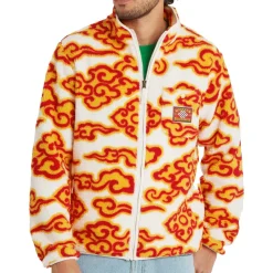 Sherpa Jacken|Jacken-- Tarcho Printed Full Zip Fleece - Fleecejacke