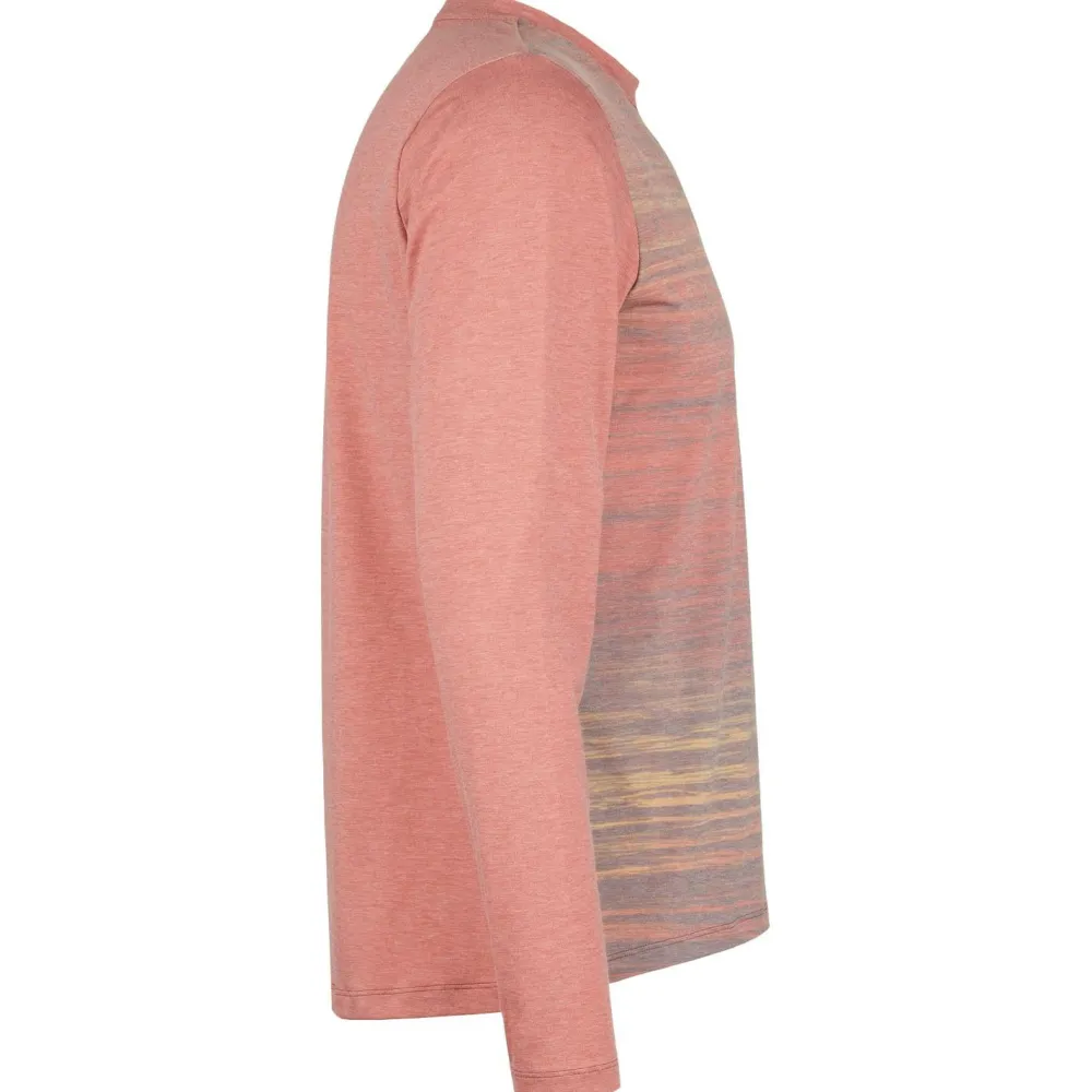 Shimano - Spazio Long Sleeves Jersey Printed - Radtrikot Hot