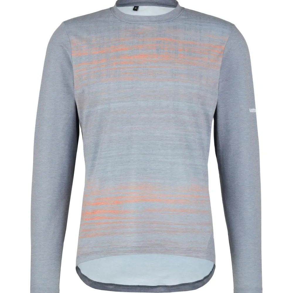 Shimano - Spazio Long Sleeves Jersey Printed - Radtrikot Hot
