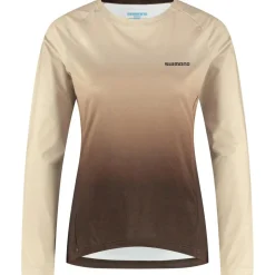 Shimano Fahrradbekleidung|Radtrikots-- Women's Parco L/S Printed Jersey - Radtrikot