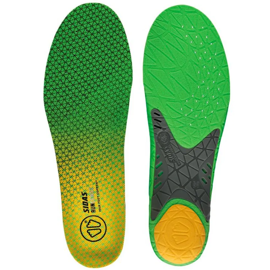 Sidas Einlegesohlen-- 3D Run Sense V2 - Einlegesohle Green / Yellow