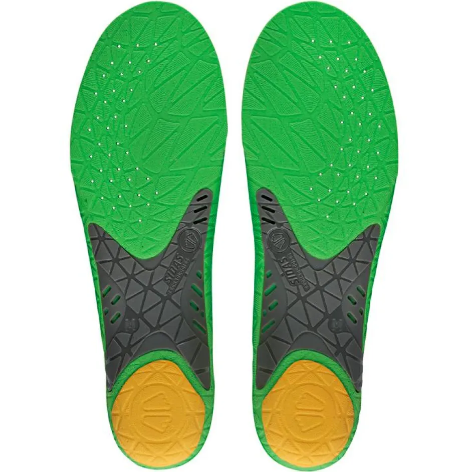 Sidas Einlegesohlen-- 3D Run Sense V2 - Einlegesohle Green / Yellow