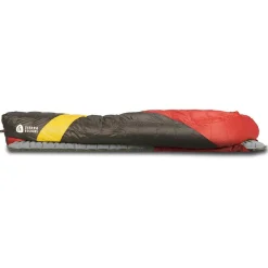 Sierra Designs Daunenschlafsäcke-- Cloud 20 / 800 DriDown - Daunenschlafsack Red / Yellow / Peat