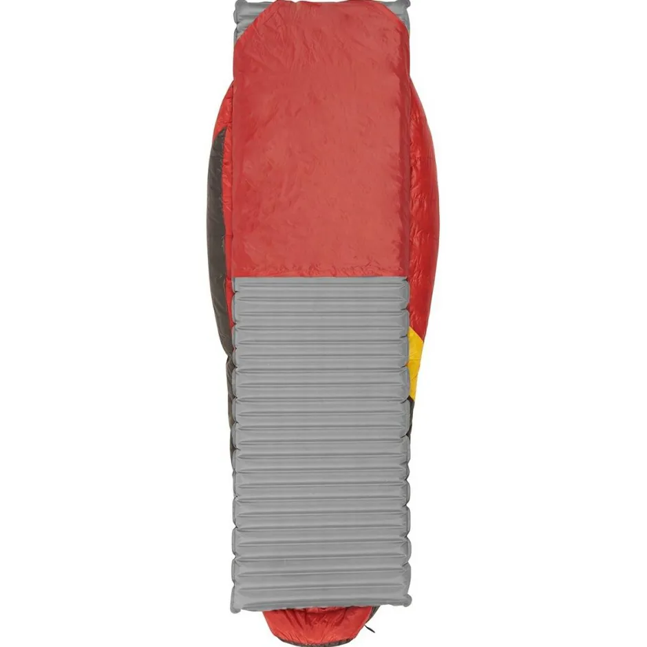 Sierra Designs Daunenschlafsäcke-- Cloud 20 / 800 DriDown - Daunenschlafsack Red / Yellow / Peat
