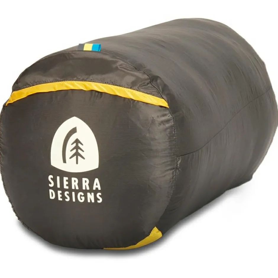 Sierra Designs Daunenschlafsäcke-- Cloud 20 / 800 DriDown - Daunenschlafsack Red / Yellow / Peat
