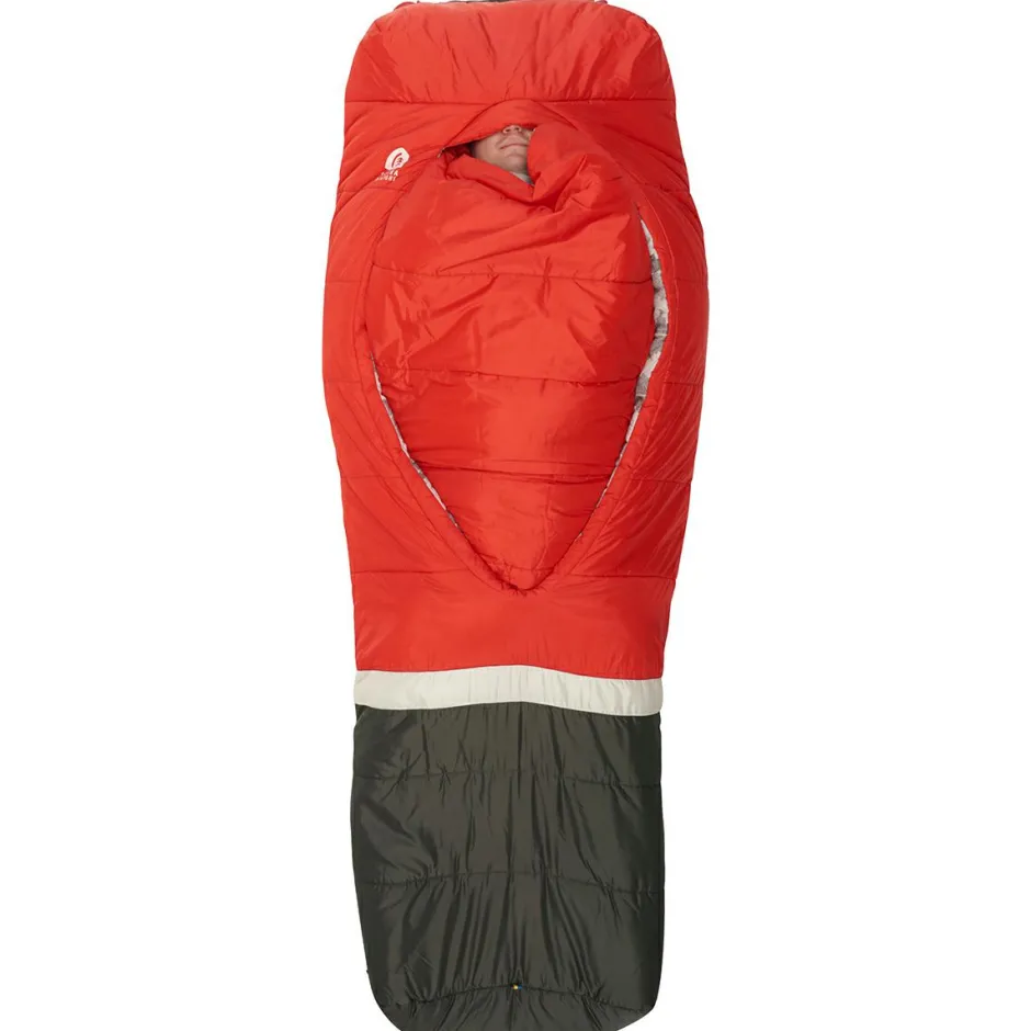Sierra Designs Kunstfaserschlafsäcke-- Frontcountry Bed 20 - Kunstfaserschlafsack Red / Grey