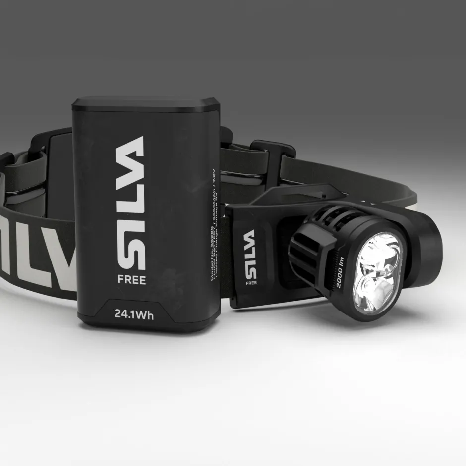 Silva Trekkingausrüstung|Laufausrüstung-- Free 2000 S - Stirnlampe Black / White