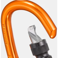 Simond - Carabiner Spider Screw - Schraubkarabiner Orange Hot