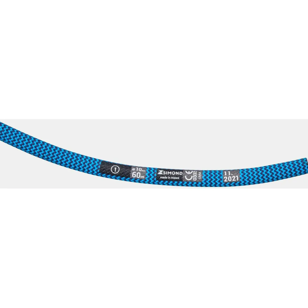 Simond - Rope Klimb 10.0 mm - Einfachseil Blue Hot