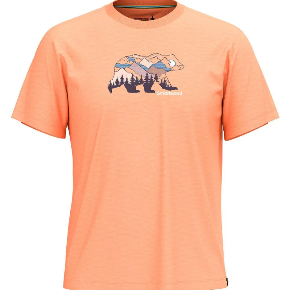 Smartwool Wanderbekleidung|T-Shirts-- Bear View Graphic Tee - Merinoshirt