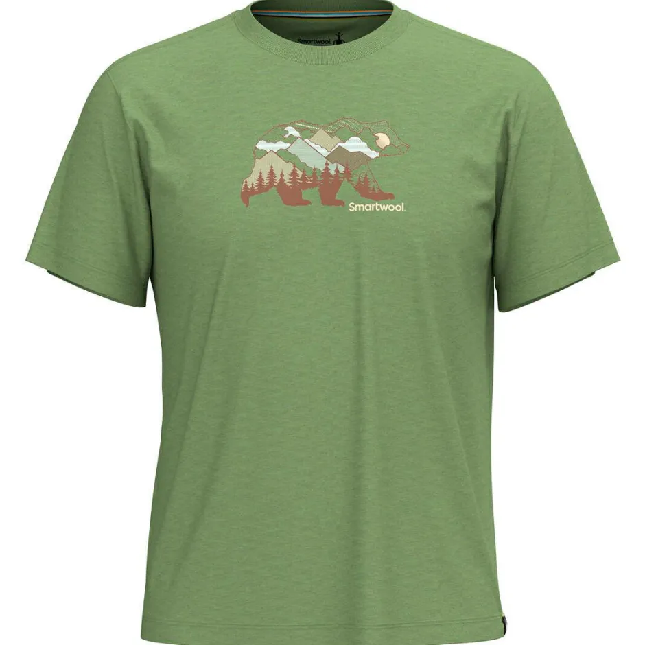 Smartwool Wanderbekleidung|T-Shirts-- Bear View Graphic Tee - Merinoshirt