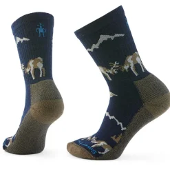 Smartwool - Everyday Horns Clash Crew Socks - Multifunktionssocken Deep Navy Hot