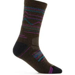 - Hike Light Cushion Mountain Range Pattern Crew - Wandersocken < Smartwool Hot