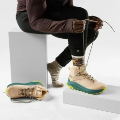Smartwool Wandersocken|Merinosocken-- Hike Targeted Cushion Bear Stripe Mid Crew Socks - Wandersocken