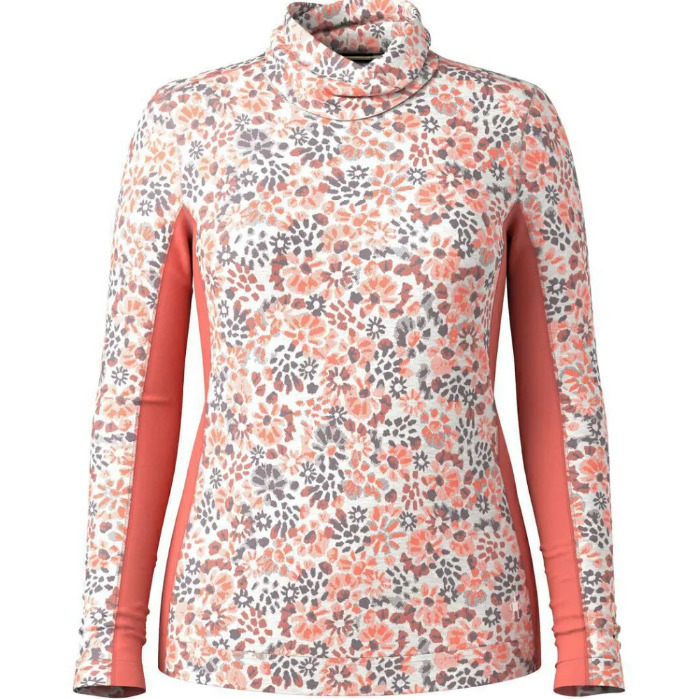 - Woen' Caic Thera erino ock Neck - erinoongeeve < Smartwool