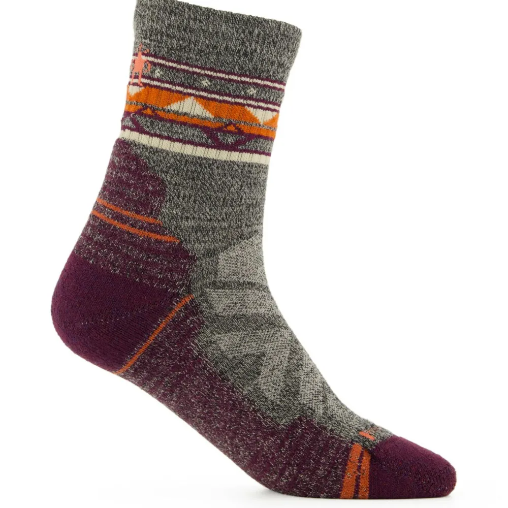 Smartwool - Women's Hike LT Cushion Zig Zag Valley Mid Crew - Wandersocken New