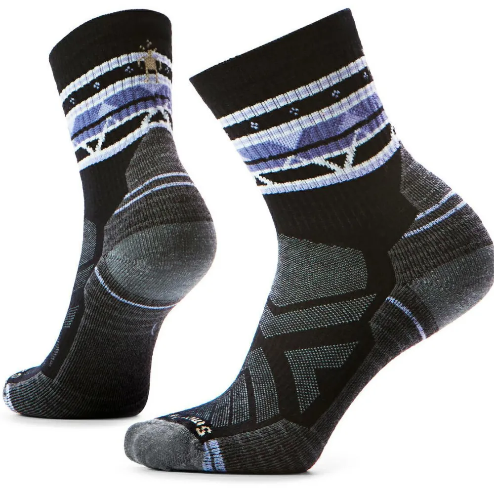 Smartwool - Women's Hike LT Cushion Zig Zag Valley Mid Crew - Wandersocken New